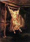 Rembrandt The Slaughtered Ox painting